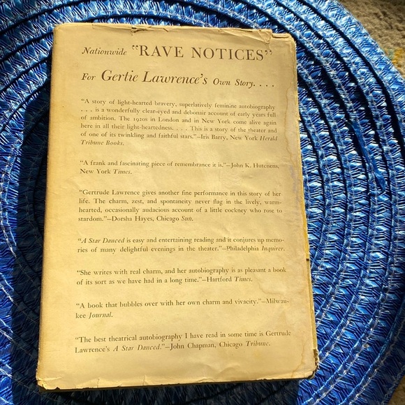 A STAR DANCED memoir by GERTRUDE LAWRENCE BEAUTIFUL VINTAGE BOOK GUC - Picture 5 of 10